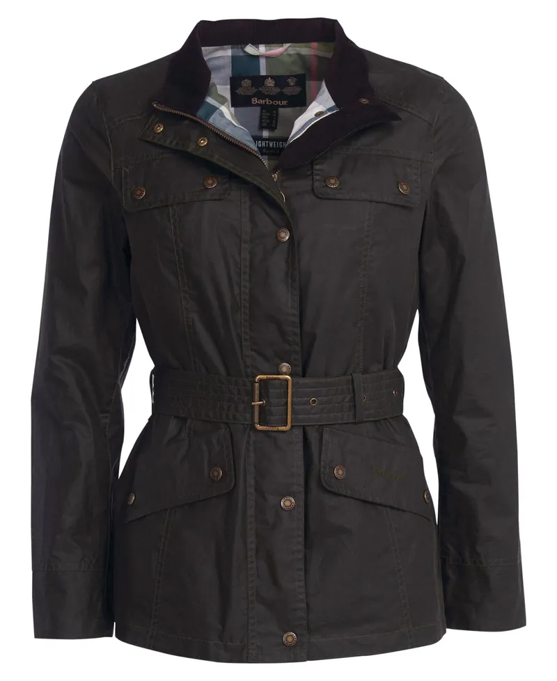 Barbour belted wax sales jacket